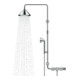 hansgrohe Showerpipe Axor m Thermostat, Kopfbrause, 240mm, 2jet, chrom-4