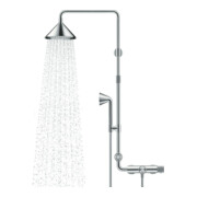 hansgrohe Showerpipe Axor m Thermostat, pomme de douche 240 mm, 2 jets, chrome-2
