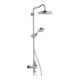 hansgrohe Showerpipe Axor Montreux m Thermostat, Kopfbrause, 240mm, 1j, brush. ni.-1