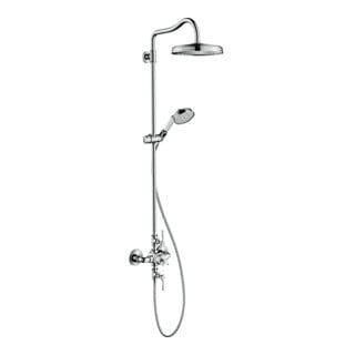 hansgrohe Showerpipe Axor Montreux m Thermostat, pomme de douche 240 mm, 1 jet, chrome