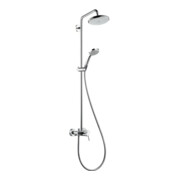 hansgrohe Showerpipe Croma 220 mit Einhebelmischer, 1jet, chrom