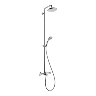 hansgrohe Showerpipe Croma 220 avec thermostat baignoire, 1 jet, chrome