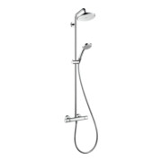 hansgrohe Showerpipe Croma 220 avec thermostat, chrome