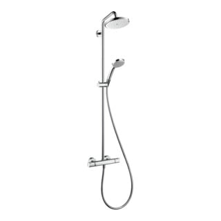 hansgrohe Showerpipe Croma 220 EcoSmart mit Thermostat, 9 l/min, chrom