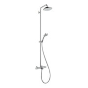 hansgrohe Showerpipe Croma 220 mit Wannenthermostat, 1jet, chrom