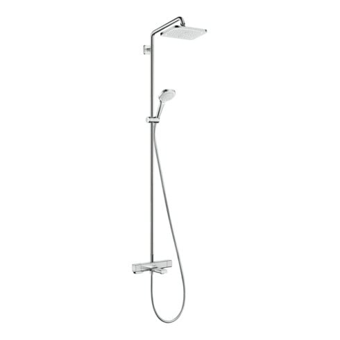 hansgrohe Showerpipe Croma E 280 mit Wannenthermostat, 1jet, chrom