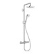 hansgrohe Showerpipe CROMA SELECT E 180 2jet DN 15, EcoSmart Version weiß/chrom-1