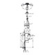 hansgrohe Showerpipe CROMA SELECT E 180 2jet DN 15, EcoSmart Version weiß/chrom-3