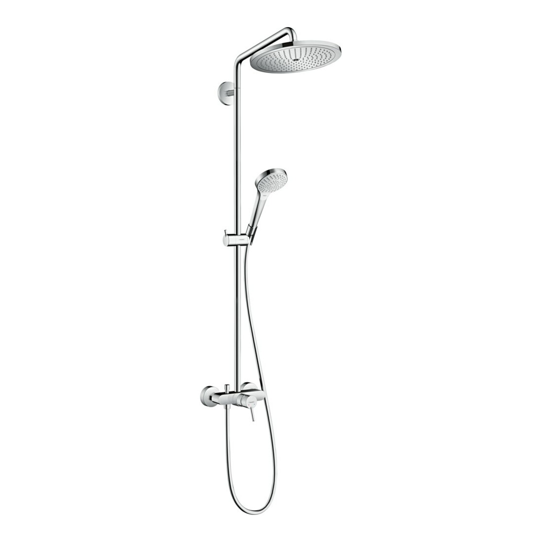 hansgrohe Showerpipe Croma Select S 280 1jet, avec mitigeur monocommande, chrome