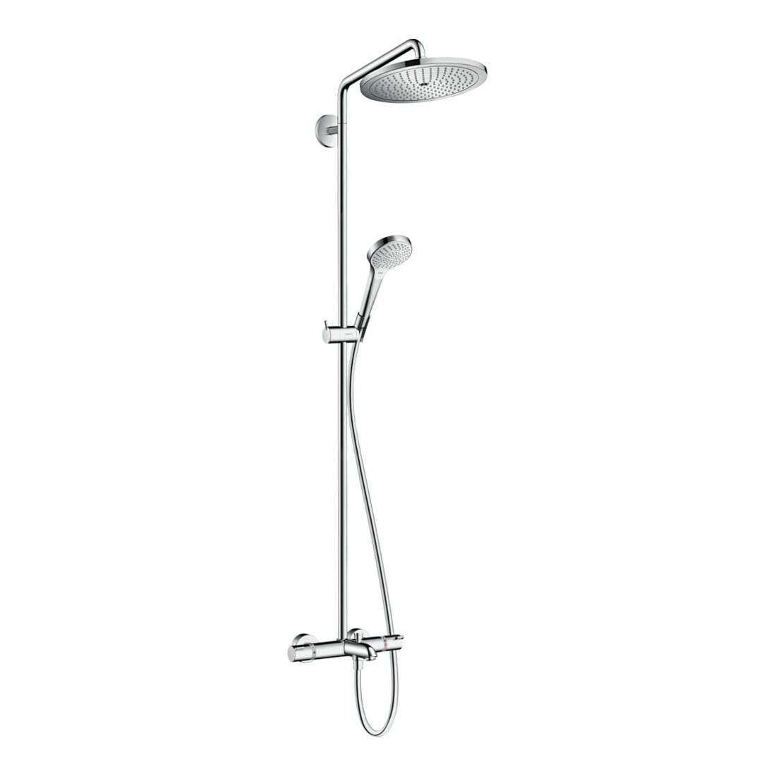 hansgrohe Showerpipe Croma Select S 280 1jet, avec thermostat baignoire, chrome