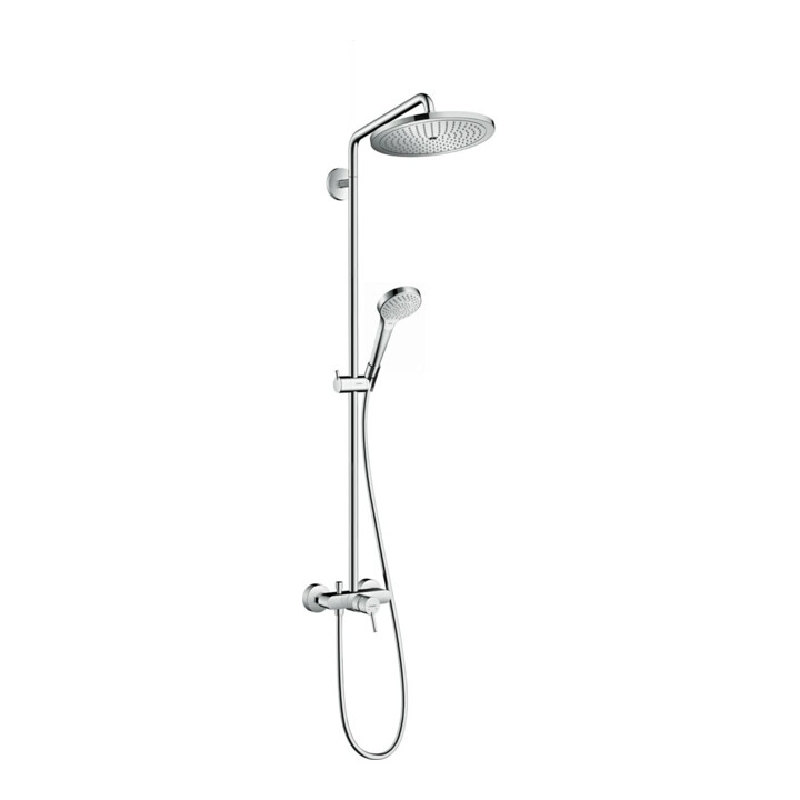 hansgrohe Showerpipe Croma Select S 280 1jet, mit Einhebelmischer, chrom