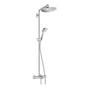 hansgrohe Showerpipe Croma Select S 280 1jet, mit Wannenthermostat, chrom
