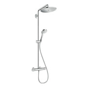 hansgrohe Showerpipe Croma Select S avec thermostat, douchette 3 jets, chrome-1