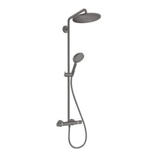 hansgrohe Showerpipe Croma Select S m Thermostat, Handbrause 3jet, brush. bla vc