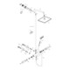 hansgrohe Showerpipe CROMETTA E 240 1JET DN 15 chrom-4