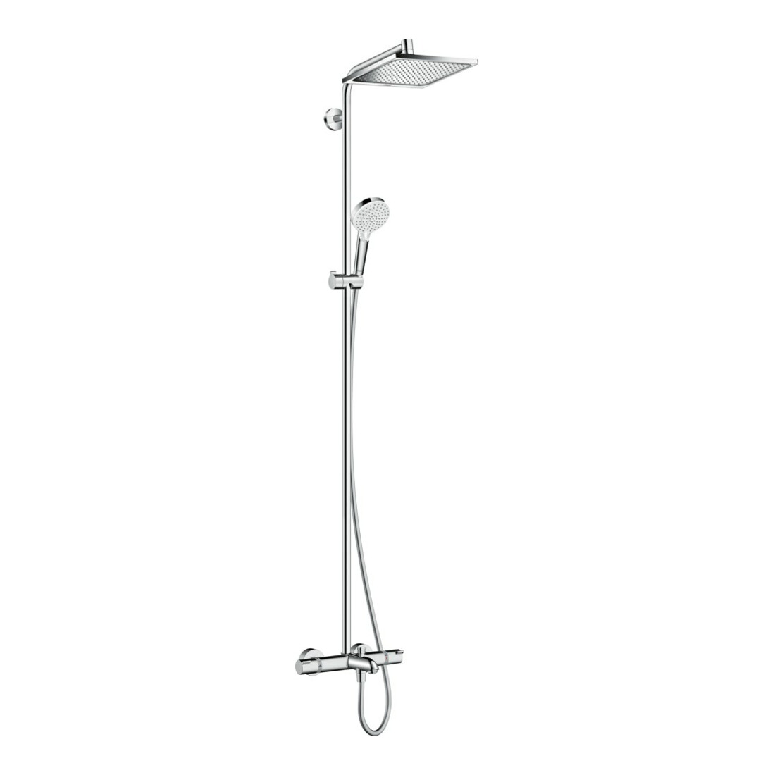 hansgrohe Showerpipe Crometta E 240 avec thermostat baignoire, 1jet, chrome