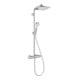 hansgrohe Showerpipe Crometta E EcoSmart avec thermostat, 1 jet, 9 l/min, chrome-1