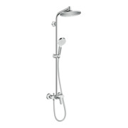 hansgrohe Showerpipe Crometta S 240 avec mitigeur monocommande, 1 jet, chrome