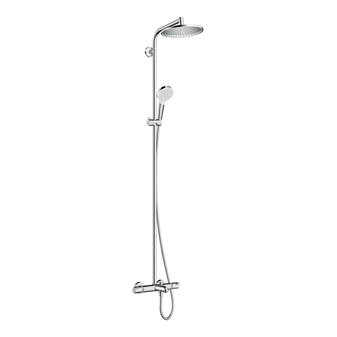 hansgrohe Showerpipe Crometta S 240 avec thermostat baignoire, 1 jet, chrome