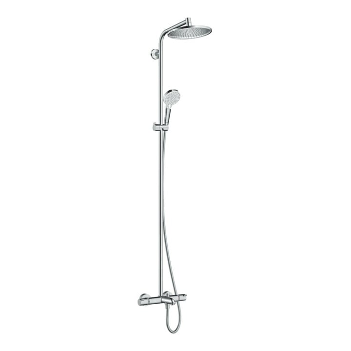 hansgrohe Showerpipe Crometta S 240 avec thermostat baignoire, 1 jet, chrome