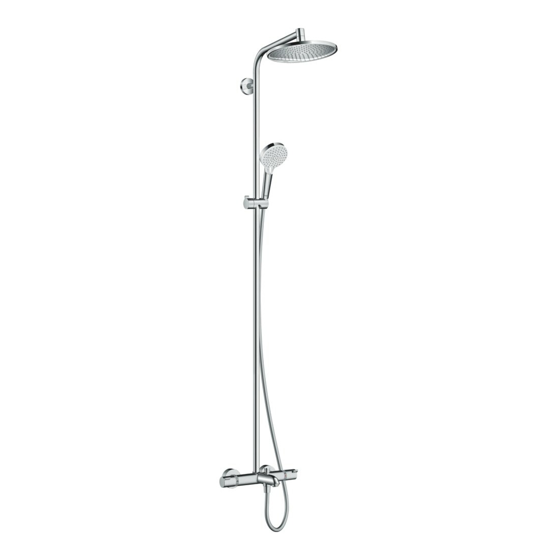 hansgrohe Showerpipe Crometta S 240 avec thermostat baignoire, 1 jet, chrome