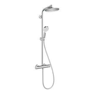 hansgrohe Showerpipe Crometta S EcoSmart avec thermostat, 7,6 l/min, chrome