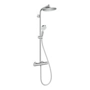 hansgrohe Showerpipe Crometta S EcoSmart avec thermostat, 7,6 l/min, chrome