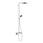 hansgrohe Showerpipe Pulsify S 260 mit Wannenthermostat, 1jet, chrom