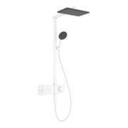 hansgrohe Showerpipe Raindance Alive Q 1jet, 12 l/min, blanc mat-1