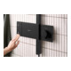hansgrohe Showerpipe Raindance Alive Q 1jet, 12 l/min, noir mat