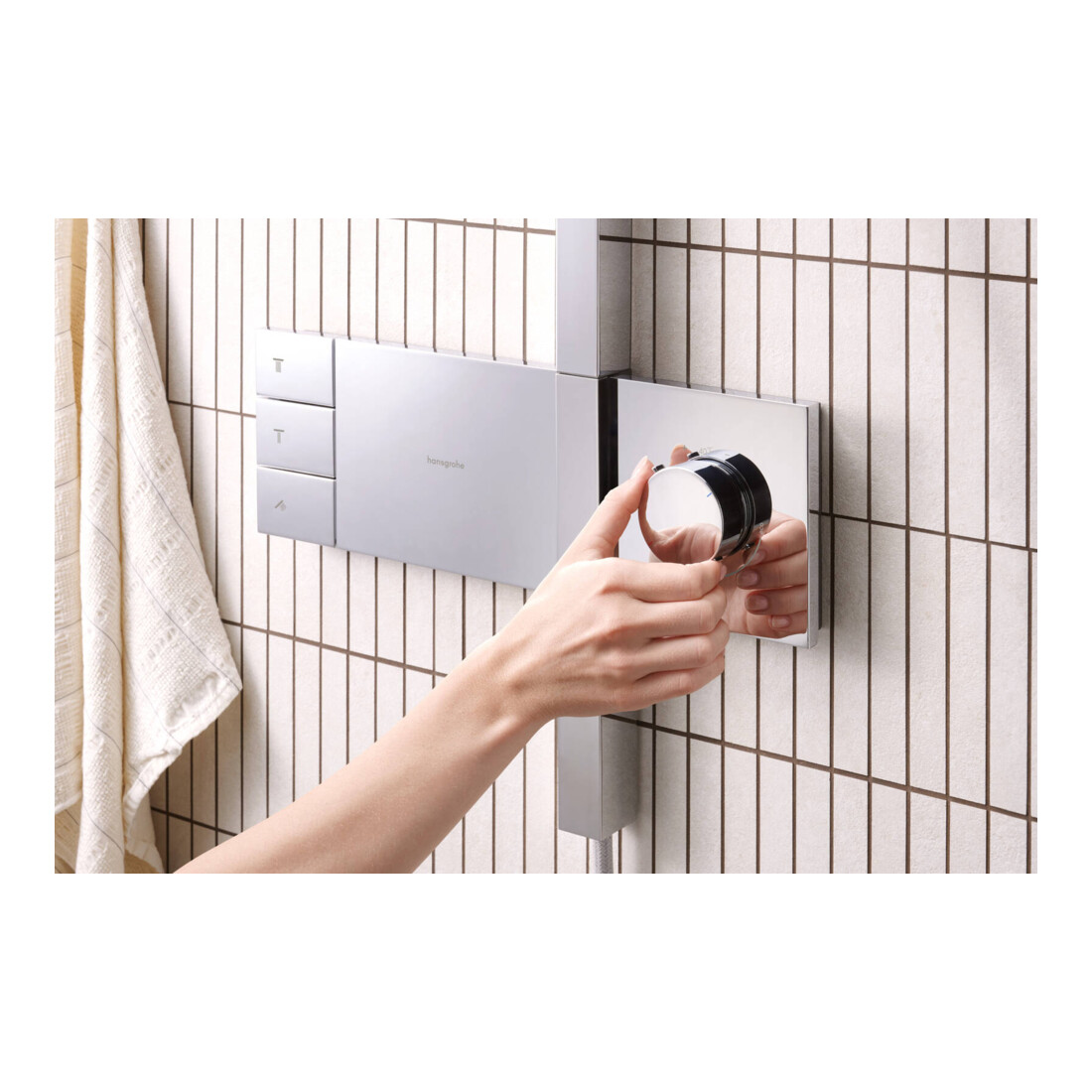 hansgrohe Showerpipe Raindance Alive Q 2jet, 12 l/min, chrom