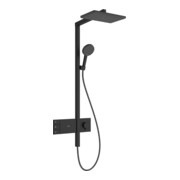 hansgrohe Showerpipe Raindance Alive Q 2jet, 12 l/min, noir mat-1