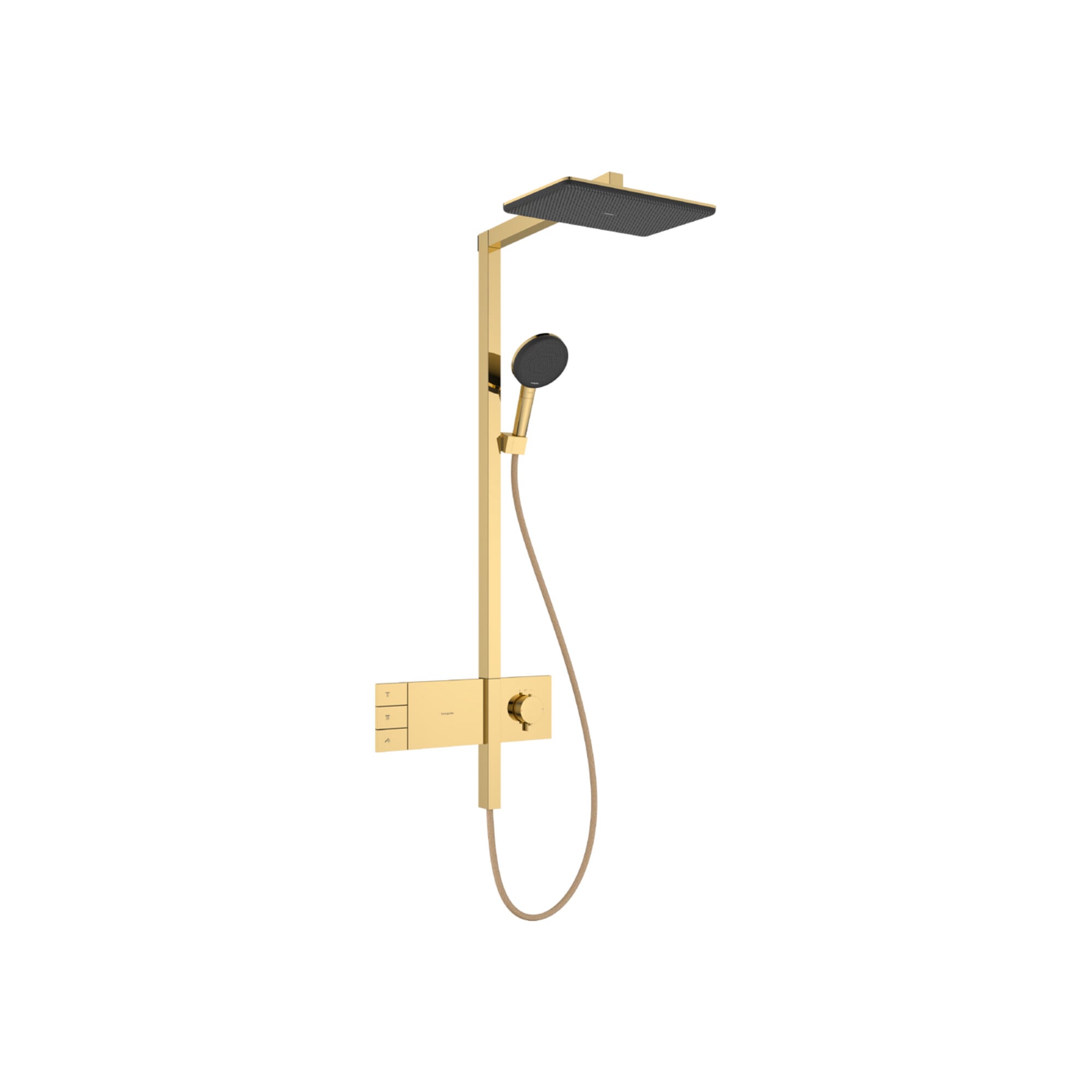hansgrohe Showerpipe Raindance Alive Q 2jet, 12 l/min, polished gold optic