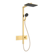 hansgrohe Showerpipe Raindance Alive Q 2jet, EcoSm., 7,6 l/m., pol. gold optic-1