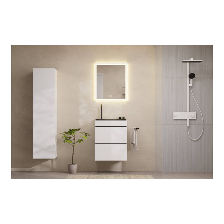 hansgrohe Showerpipe Raindance Alive Q 2jets, 12 l/min, blanc mat