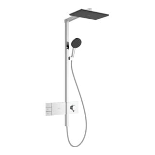 hansgrohe Showerpipe Raindance Alive Q 2jets, 12 l/min, chrome
