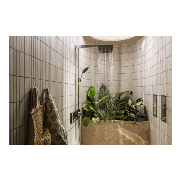 hansgrohe Showerpipe Raindance Alive Q 2jets, 12 l/min, chrome