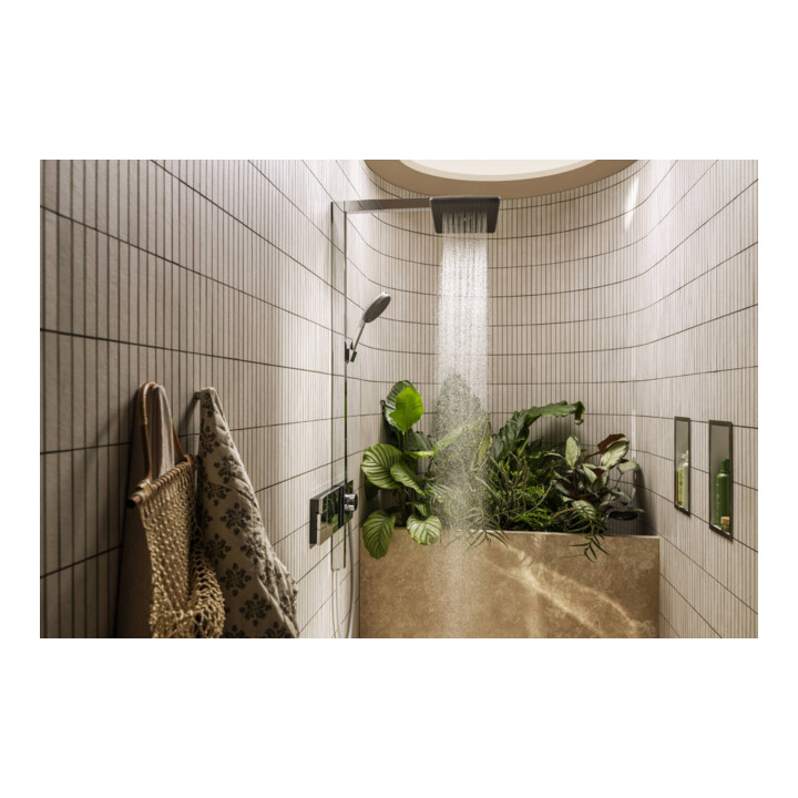 hansgrohe Showerpipe Raindance Alive Q 2jets, 12 l/min, chrome