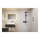 hansgrohe Showerpipe Raindance Alive Q 2jets, EcoSmart, 7,6 l/min, bleu brossé