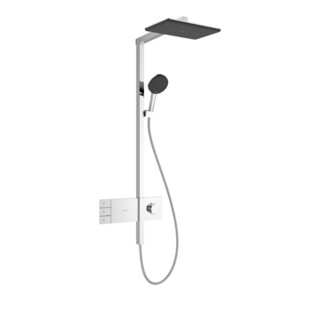hansgrohe Showerpipe Raindance Alive Q 2jets, EcoSmart, 7,6 l/min, chrome