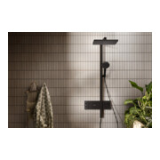 hansgrohe Showerpipe Raindance Alive Q 2jets, EcoSmart, 7,6 l/min, noir mat-4