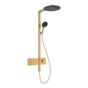 hansgrohe Showerpipe Raindance Alive S 1j, EcoSmart, Pression min. 2 bar, bronze brossé-1