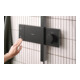 hansgrohe Showerpipe Raindance Alive S 1j, Pression min. 1 bar, chrome noir brossé