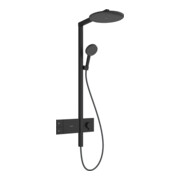 hansgrohe Showerpipe Raindance Alive S 1j, Pression min. 1 bar, noir mat-1