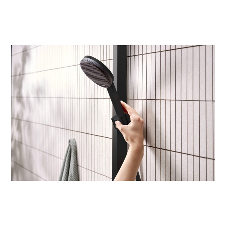 hansgrohe Showerpipe Raindance Alive S 1j, Pression min. 1 bar, noir mat