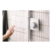 hansgrohe Showerpipe Raindance Alive S 1jet, pression min. 1 bar, blanc mat-3