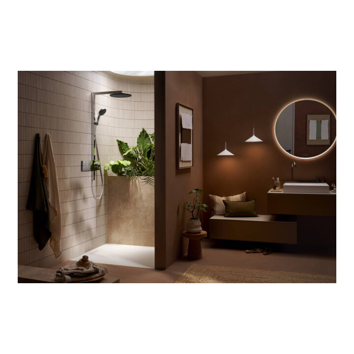 hansgrohe Showerpipe Raindance Alive S 1jet, pression min. 1 bar, chrome