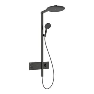 hansgrohe Showerpipe Raindance Alive S 2jet, Eco, Min.-Dr. 1,2 b, brush. bla vc