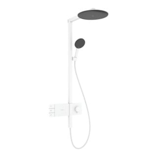 hansgrohe Showerpipe Raindance Alive S 2jets, Pression min. 1,9 bar, blanc mat