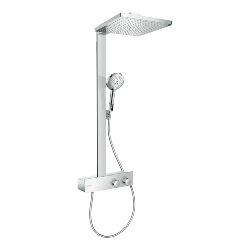 hansgrohe Showerpipe Raindance E 1j, m ShowerTablet 350 Thermostat, chrom